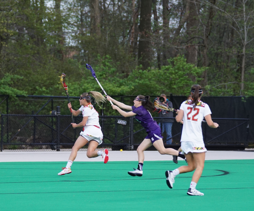 Girls playing lacrosse